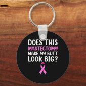 Mastectomie Overlevende Herstel Kleding Sleutelhanger (Voorkant)