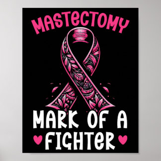 Mastectomie Warrior Borstchirurgie Cure Borstkanke Poster