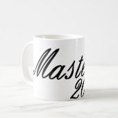 Master 2012 koffiemok (Voorkant links)