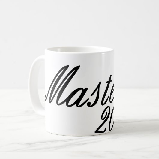 Master 2012 koffiemok (Voorkant links)