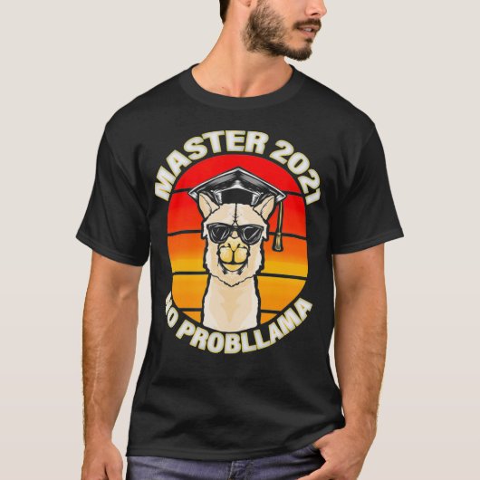 Master 2021 Gift for University Degree Master Afst T-shirt (Voorkant)