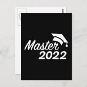 Master 2022-afstuderen briefkaart (Voorkant / Achterkant)