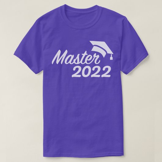 Master 2022-afstuderen t-shirt (Design voorkant)