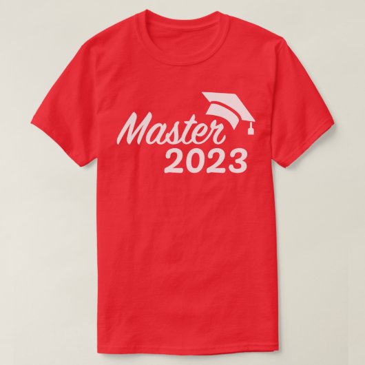 Master 2023 afstudeerders voor afgestudeerden t-shirt (Design voorkant)