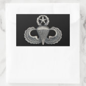 Master Airborne Rechthoekige Sticker (Tas)