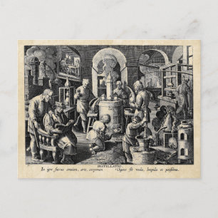 Master Alchemist Lab Tools Briefkaart