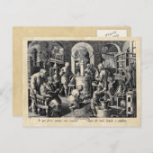Master Alchemist Lab Tools Briefkaart (Voorkant / Achterkant)