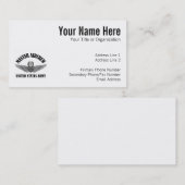 Master Aviation Badge Visitekaartje (Voorkant / Achterkant)