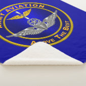 Master Aviation Wings Sherpa Deken (3/4)