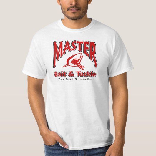 Master Bait & Tackle, Jaco Beach, Costa Rica T-shirt (Voorkant)