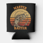 Master Baiter  Bass Vist Funny Camping T Blikjeskoeler (Voorkant)