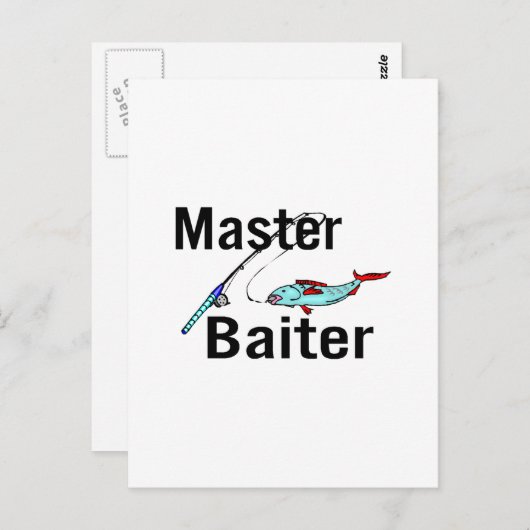Master Baiter Briefkaart (Voorkant / Achterkant)