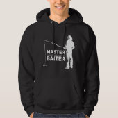 Master Baiter for Fisherman of Vissen Lover T-Shi Hoodie (Voorkant)