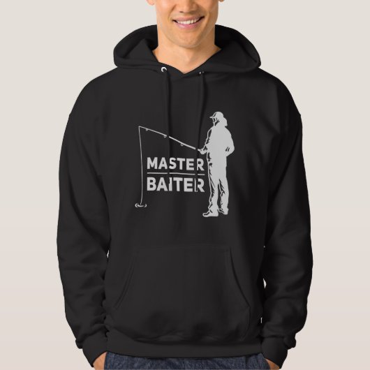 Master Baiter for Fisherman of Vissen Lover T-Shi Hoodie (Voorkant)