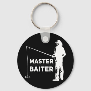 Master Baiter for Fisherman of Vissen Lover T-Shi Sleutelhanger