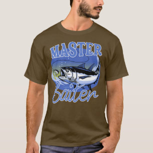 Master Baiter Funny Fisherman Meme Bass Vist 24 T-shirt