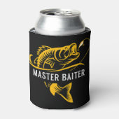 Master Baiter - Funny Fishing T-ShirtLightweight, Blikjeskoeler (Blikje Voorkant)