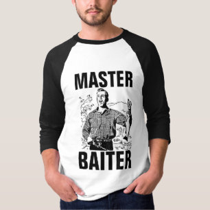 MASTER BAITER, Funny Vissen T-shirts