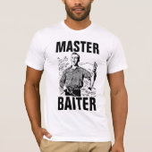 MASTER BAITER, Funny Vissen T-shirts (Voorkant)
