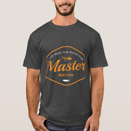 Master Baiter Funny Vist T-shirt (Voorkant)