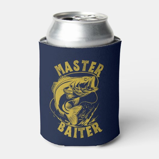 Master Baiter – Perfect Gift for Fishing Lovers  Blikjeskoeler (Blikje Voorkant)