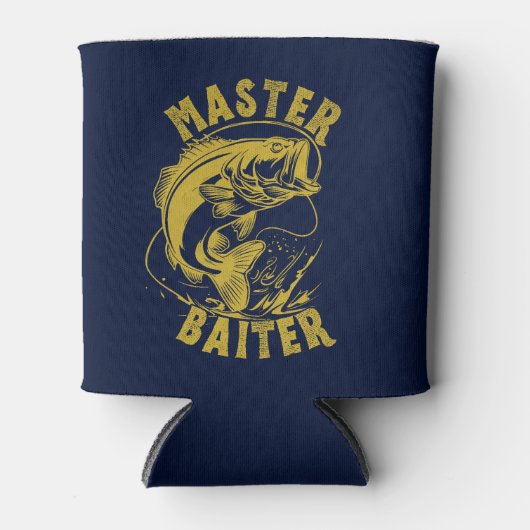 Master Baiter – Perfect Gift for Fishing Lovers  Blikjeskoeler (Voorkant)