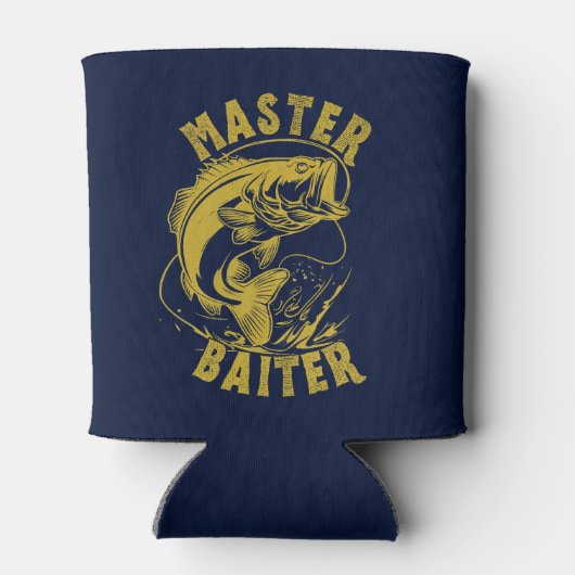 Master Baiter – Perfect Gift for Fishing Lovers  Blikjeskoeler (Achterkant)