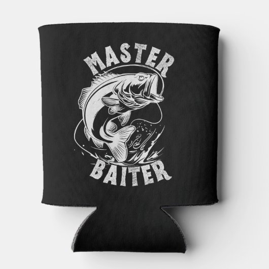 Master Baiter – Perfect Gift for Fishing Lovers  Blikjeskoeler (Achterkant)