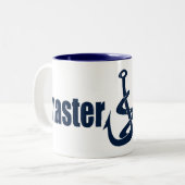 Master Baiter Tweekleurige Koffiemok (Voorkant links)