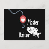 Master Baiter Vissen Funny Briefkaart (Voorkant)