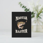 Master Baiter Vist Briefkaart (Staand voorkant)