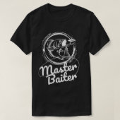 Master Baiter Vist Funny Fish T-shirt (Design voorkant)