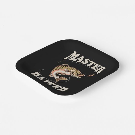 Master Baiter Vist Papieren Bordje (Gebogen)