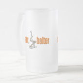 Master Baiter Vist T-shirts Gifts Matglas Bierpul (Voorkant links)