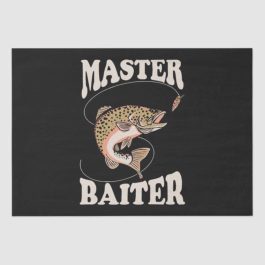 Master Baiter Vist Tissuepapier (Voorkant)