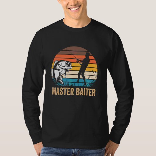 Master Baiter Vist voor mannen Vist Gag T-shirt (Voorkant)