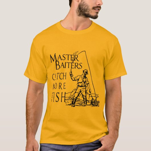 MASTER BAITERS VANGT MEER VIS T-shirt (Voorkant)