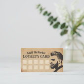 Master Barber Shop Barbershop Klantlogo Klantenkaartje (Staand voorkant)