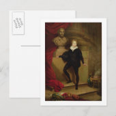 Master Betty als Hamlet voor een botsing van Shake Briefkaart (Voorkant / Achterkant)