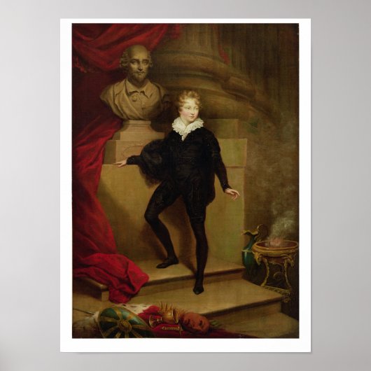 Master Betty als Hamlet voor een botsing van Shake Poster (Voorkant)