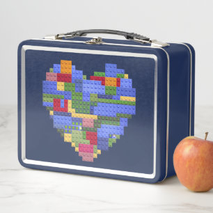 Master Bouwer Blok Baksteen Bouwen Hart Valentin