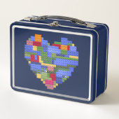 Master Bouwer Blok Baksteen Bouwen Hart Valentin (Voorkant)