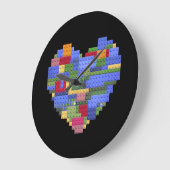 Master Bouwer Blok Baksteen Hart Valentin Grote Klok (Hoek)