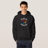 Master Bouwer Bouwstenen Mannen Vrouwen Jeugd 4 Hoodie (Voorkant volledig)