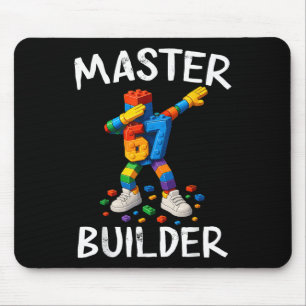Master Bouwer Dabbing 67 Meme Bouwstenen Bri Muismat