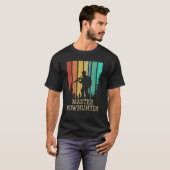 Master Bowhunter Vaders Dag Jacht Ouders Hunte T-shirt (Voorkant volledig)