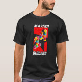 Master Builder 14 jaar oud en veertiende verjaarda T-shirt (Voorkant)