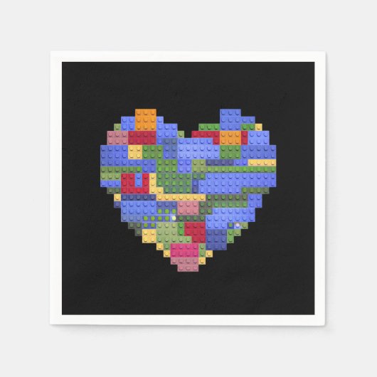 Master Builder Block Brick Building Heart Valentin Servet (Voorkant)