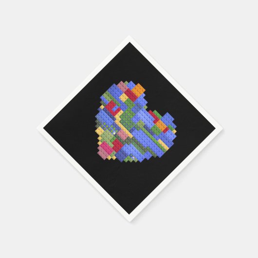 Master Builder Block Brick Building Heart Valentin Servet (Hoek)