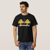 Master Builder Bloksteen Bouw Boom Kerstmis T-shirt (Voorkant volledig)